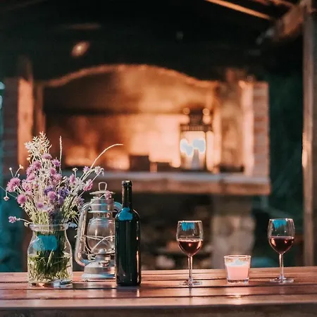 Koliba Sume Pjevaju - Robinzonski Smjestaj, Struja 12 V, Voda Iz Cisterne Alpesi faház Mrkopalj