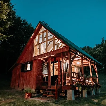 Alpesi faház Koliba Sume Pjevaju - Robinzonski Smjestaj, Struja 12 V, Voda Iz Cisterne