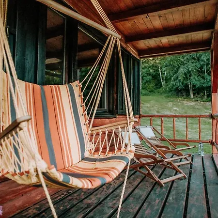 Alpesi faház Koliba Sume Pjevaju - Robinzonski Smjestaj, Struja 12 V, Voda Iz Cisterne Mrkopalj