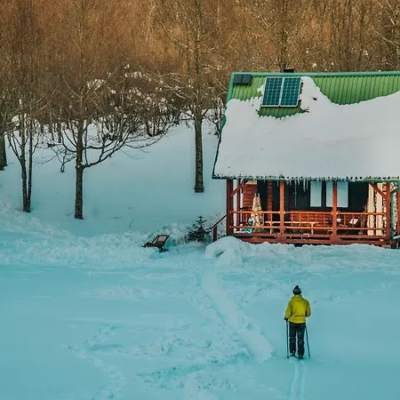 Koliba Sume Pjevaju - Robinzonski Smjestaj, Struja 12 V, Voda Iz Cisterne Alpesi faház