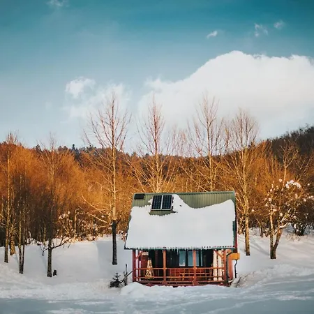 Koliba Sume Pjevaju - Robinzonski Smjestaj, Struja 12 V, Voda Iz Cisterne Chalet Mrkopalj