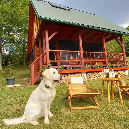 Koliba Sume Pjevaju - Robinzonski Smjestaj, Struja 12 V, Voda Iz Cisterne * Mrkopalj